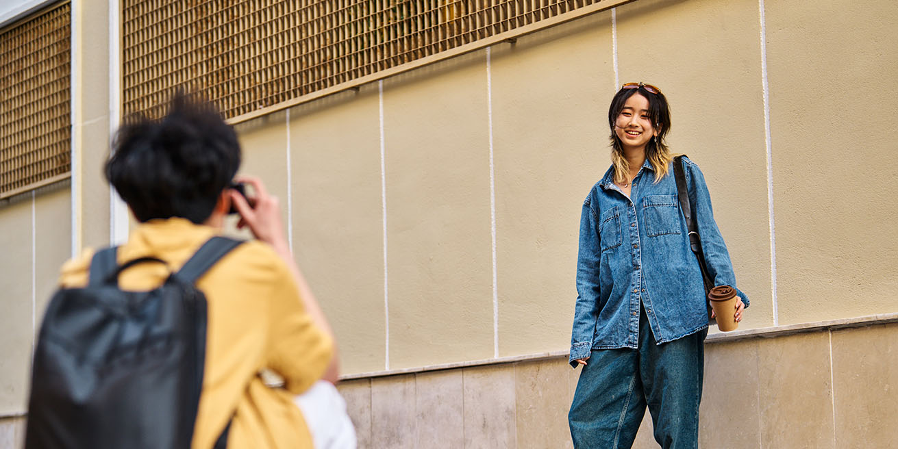 A person wearing denim posing for a photo